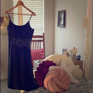 💯 Silk Black Party Dress